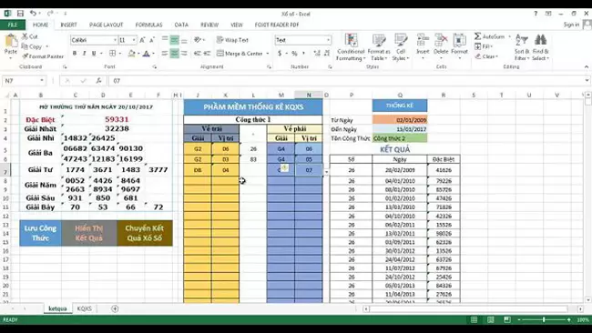 Phần mềm dự đoán số đề bằng Excel